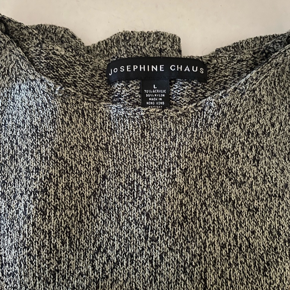 Josephine Chaus Black and White Women's Sweater